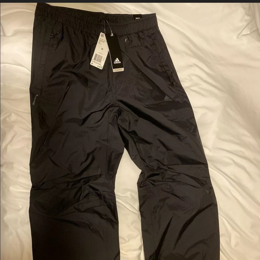 Adidas Climaproof Black Sweatpants Mens NWT Medium